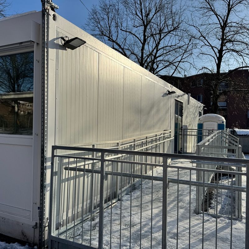 Außenansicht Containeranlage